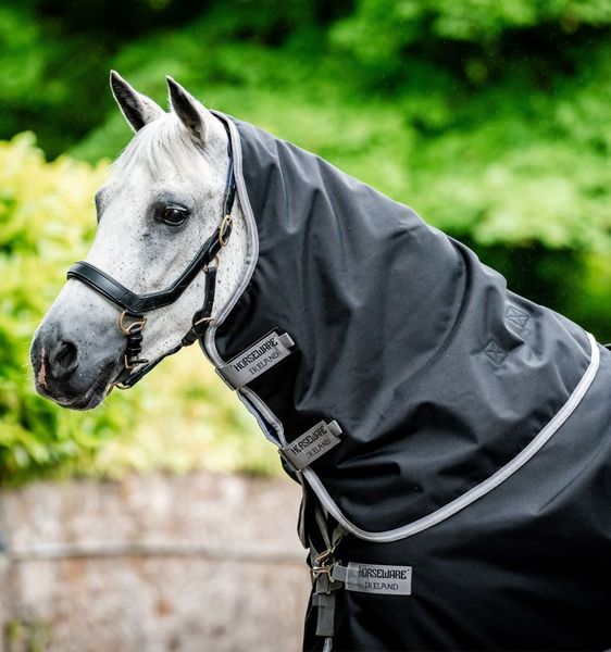Horseware Amigo Bravo 12 Plus 400 Gram, Black/ Titanium Grey 