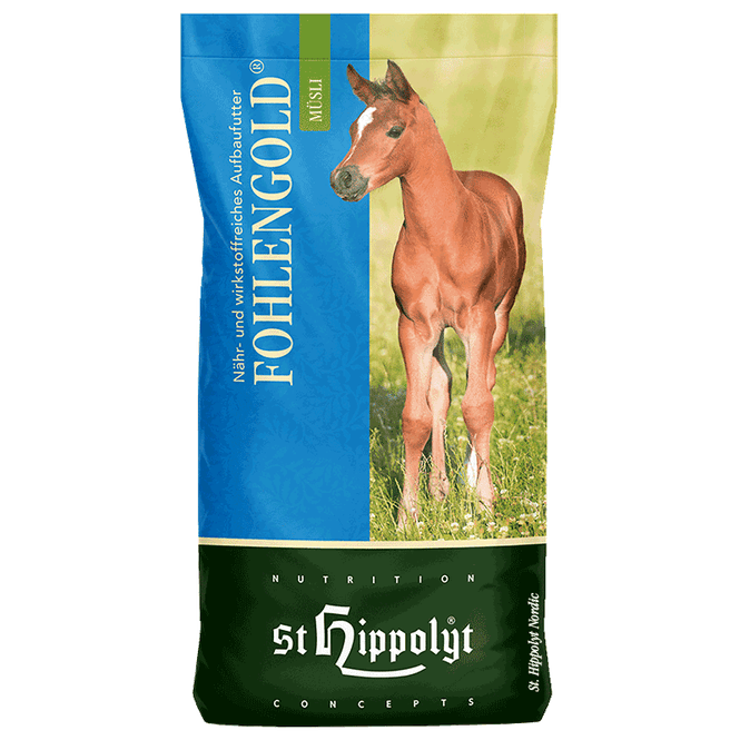 Hovedbilde St. Hippolyt Fohlengold Musli 20 Kg
